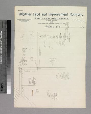 Rancho Paso de Bartolo : S62 no. 1 - parcel sketch map