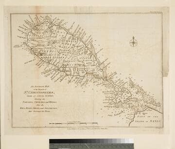 An Accurate Map of the Island of St. Christophers