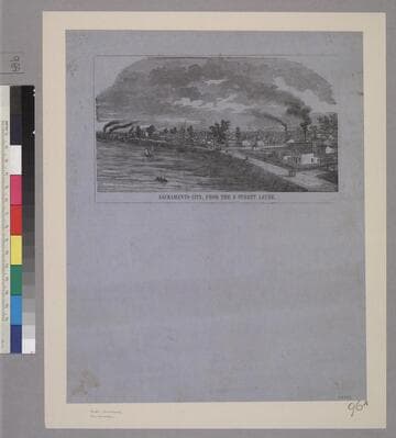 Sacramento City, from the R Street levee