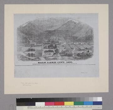 Salt Lake City, 1850