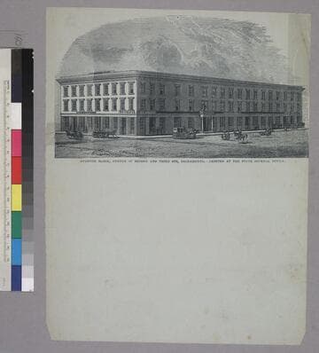 Overton Block, Corner of Second and Third Sts, Sacramento