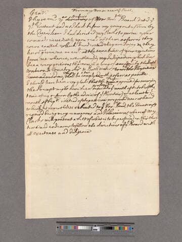 Blathwayt, William. To the Commissioners for ... the Public Accompts