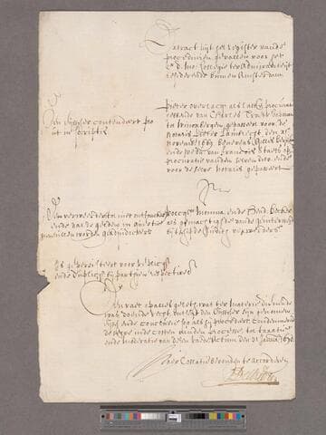 Collegio Ter Admirauteijt. Extract from register