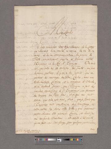 Wich, Sir Cyrill. Letter to Alexander Hume-Campbell, 2nd Earl of Marchmont, and Charles Whitworth, 1st Baron Whitworth of Galway