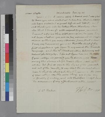 Thomas Jefferson, Monticello, letter to John Wayles Baker