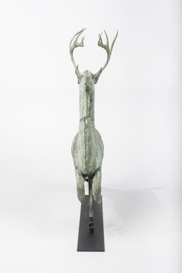 Ten-point Leaping Stag Weather Vane