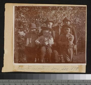 Grandpa Yost and the boys