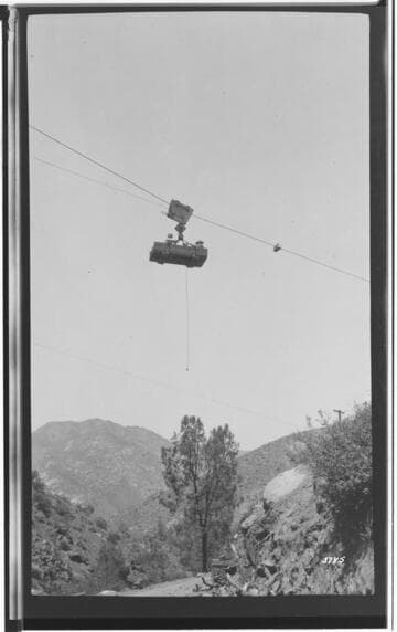Kern River No. 3 - [overhead cable car] Hoist