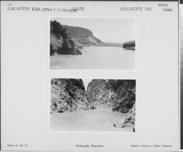 Colorado River - Colorado River as seen from boat