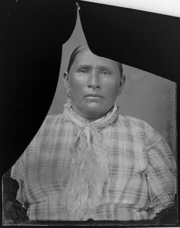Mrs. McCoy, interpreter for Mrs. Shaw Ingalls, white missionary
