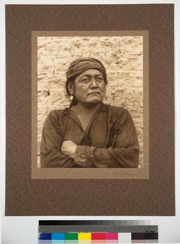 In the Land of the Navajo, Arizona. Tsosi-bine. A judge or councilor among his people