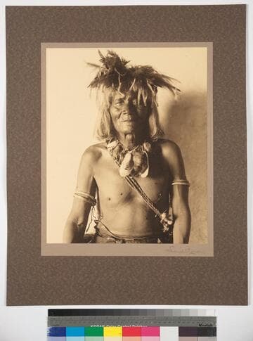Supela, Head Snake Priest, Walpi Snake Dance, 1889, Arizona