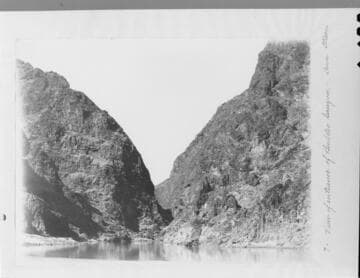 View of the entrance of Boulder Canyon