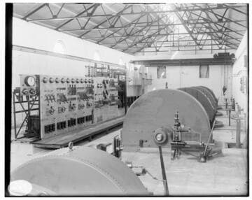 The interior of Mill Creek #3 Hydro Plant