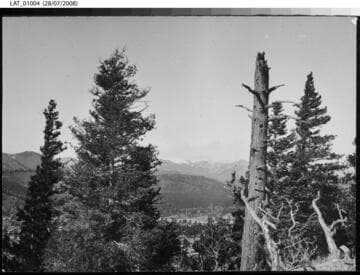 Looking northward across Munn Lake at Vermejo Ranch