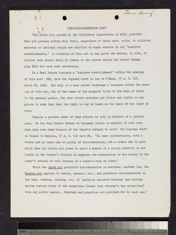 Anti-Discrimination Laws