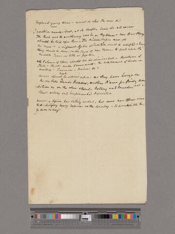 [Clarkson, Thomas]. [Memorandum on state of the nation]