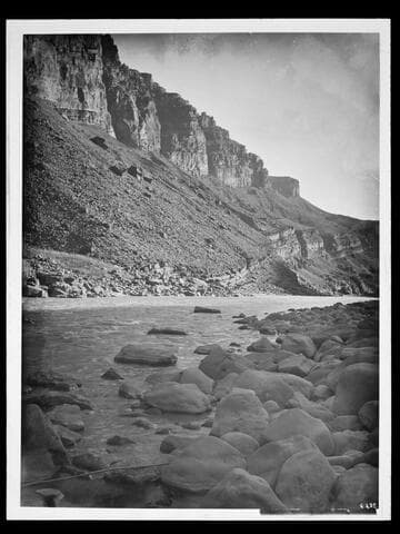 Lower end of Hance Rapid, Grand Canyon