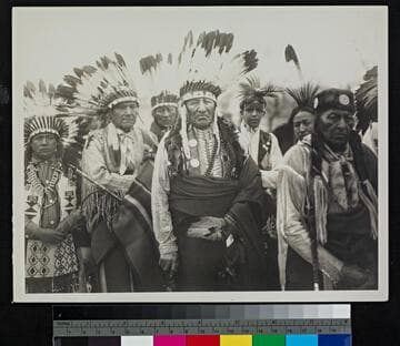 Otoe Indians, about 1910