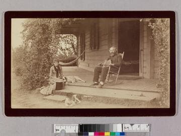 Grace & Uncle William, Nellie & Rover