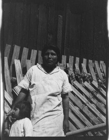 Mrs. Lena Lowden and child - Yurok
