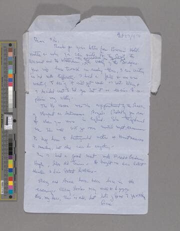 Hubble, Grace Burke. Letter to Ida Crotty