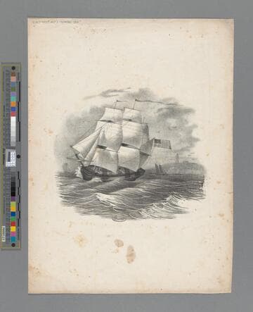 A wet sheet and a flowing sea / as sung by Mr. Howard   written by Allan Cunningham   the music composed & dedicated to Richard B. Taylor by M.S