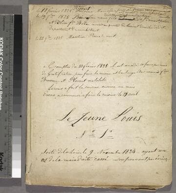 [Ship's Journal] No. 1 of Le Jeune Louis: [Logbook] from French Clandestine Slave Trade papers