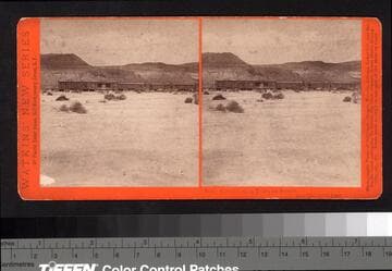 310.  Construction Train on Desert, near Humboldt Lake