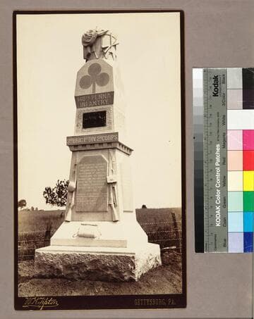 Monument honoring the 140th Pennsylvania Infantry, 3rd Brigade, 1st Division, 2nd Corps