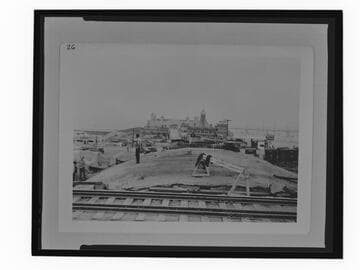 Colorado Blvd. and Ocean Ave. tunnel showing arch