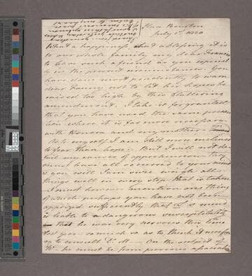 Edgeworth, Maria.  Letter to [Sir] Francis [Beaufort]