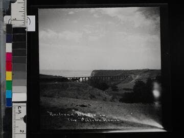 Railroad bridge on the Malibu Ranch