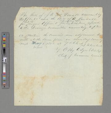 The Bill of J. A. McDowall