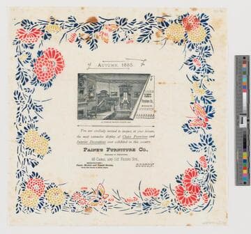 Autumn, 1885. Paine's Furniture Co. 48 Canal St