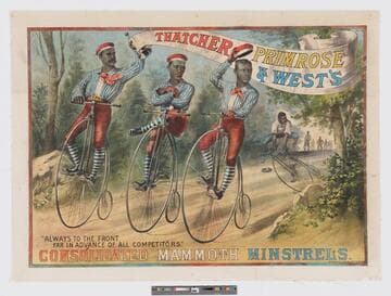 Thatcher Primrose & West's "always to the front..." consolidated mammoth minstrels