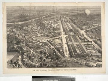 The centennial - balloon view of the grounds