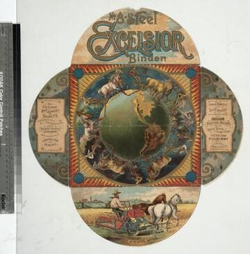 No. 8 steel Excelsior binder