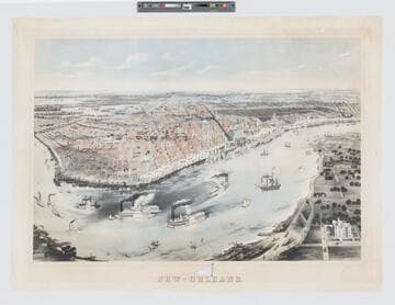 Bird’s eye view of New-Orleans