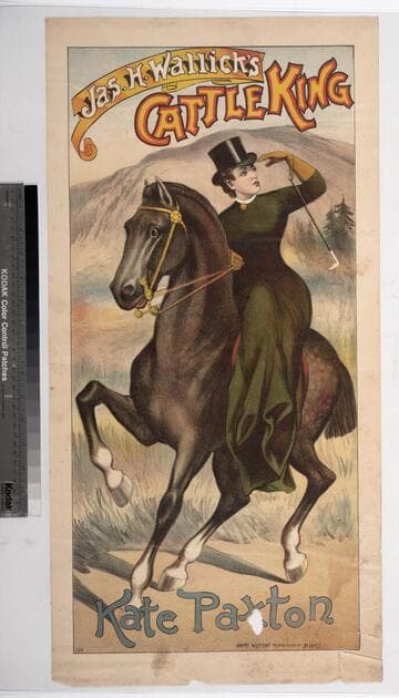 Jas. H. Wallick’s cattle king : Kate Paxton