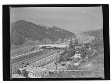 Cahuenga Pass, the gateway to Hollywood, Cal