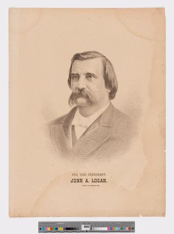 For vice-president: John A. Logan