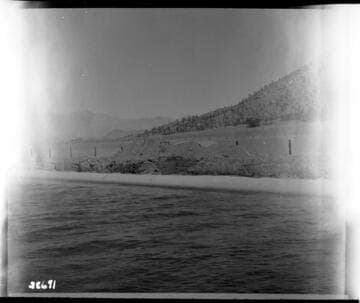 Borel Powerhouse - Borel Canal - Isabella Dam - Looking Southwest below Dam