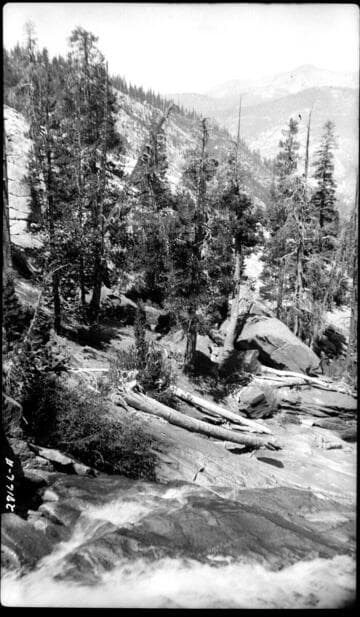 Big Creek, Fish Valley - Fish Creek Project - General vicinity of tunnel portals and diversion dam at Silver Creek