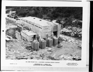 Big Creek Powerhouse #4 - Progress pictures (from Group 1) - Powerhouse 4