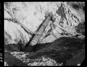 Big Creek - Mammoth Pool - Shakeflat conduit looking upstream