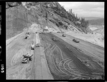 Big Creek - Mammoth Pool - General view of dam