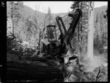 Big Creek - Mammoth Pool - Dam access road construction
