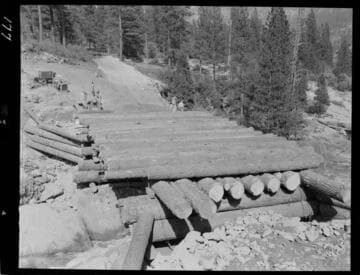 Big Creek - Mammoth Pool - New bridge across Chiquito Creek