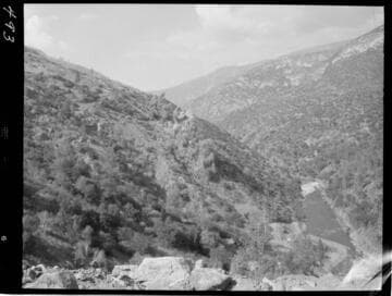 Big Creek - Mammoth Pool - Preliminary excavation shot on penstock